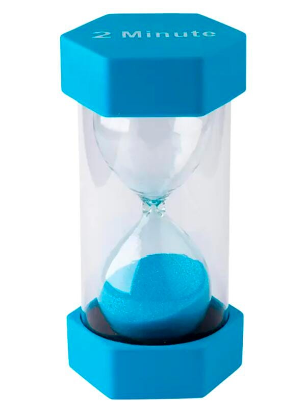 Teacher Created Resources Large Sand Timer, 2 Minutes, Item Number 1568035